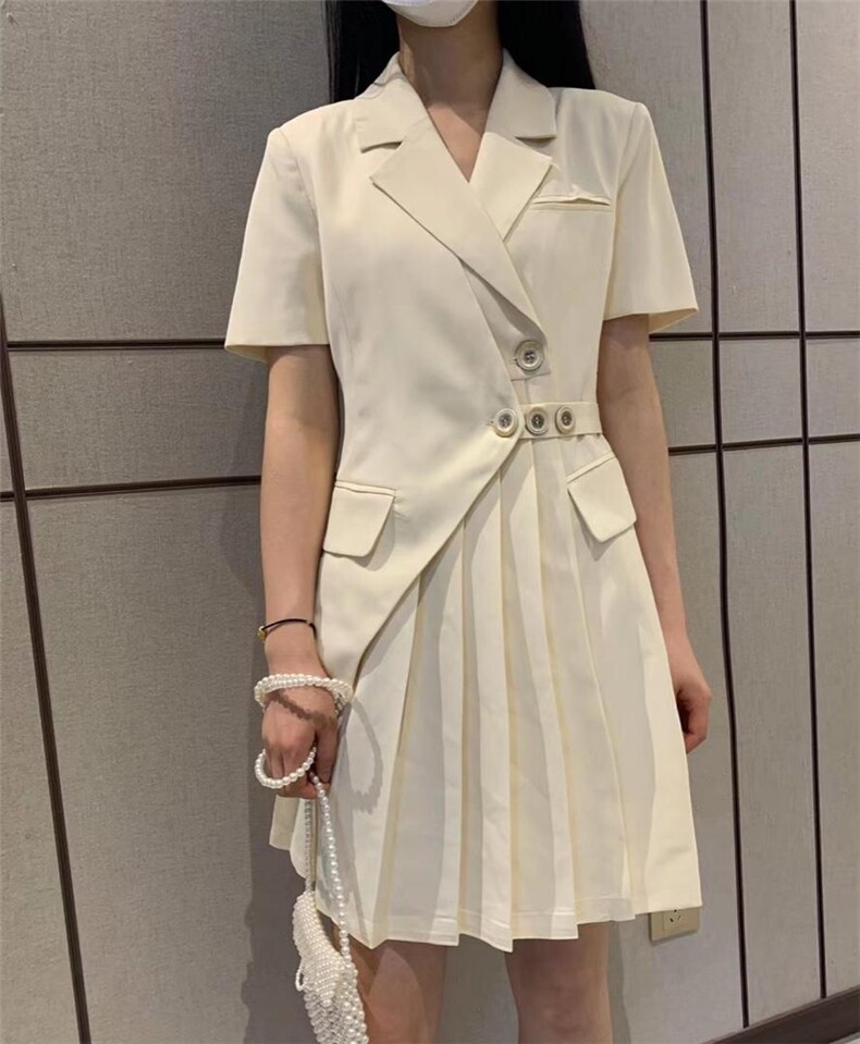 2023夏装新品西装连衣裙,女装西装,小车家(5F)