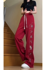 休闲裤抖音直播高品质新款风刺绣卫裤现货供应C323-1-7733-P60，男装休闲裤，电商C323-1