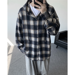 深度库存 CS7139-P40特 加绒P53特磨毛中性厚款连帽衬衫外套图片