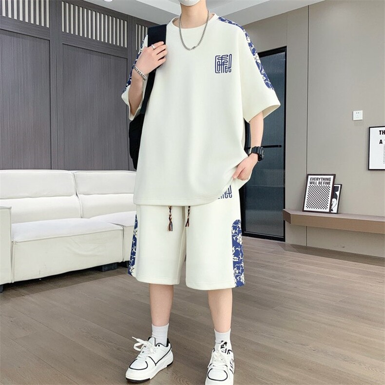 6193-P50新款2025男士休闲时尚运动套装,男装休闲套装,星座1215-1