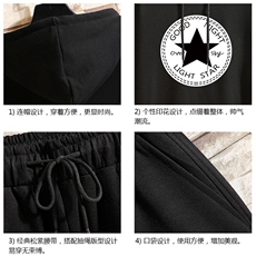 TL8008-P80连帽卫衣套装男运动套装两件套砖墙挂拍，男装卫衣，电商A040A