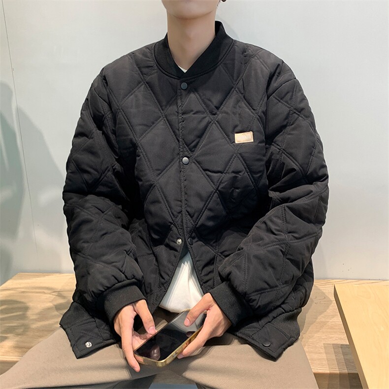 冬季加厚棉衣男韩版潮流百搭痞帅宽松港风休闲棒球服MY0417-P63,男装棉衣,星座308B-1