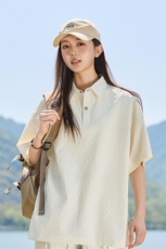 POLO衫夏季新款美式情侣装宽松休闲短袖t恤A406T6052特P35，男装T恤，星座309（原A406）