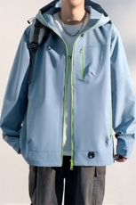 新款男女高品质户外登山服青少年学生冲锋衣夹克外套JK6633-P79，男装夹克，电商B306