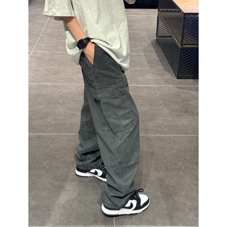 【网图】B221美式ins高品质多口袋休闲工装裤子LK24351-P65控88图片
