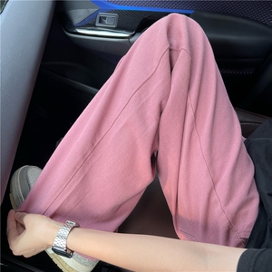 DN615-P48美式水洗直筒宽松阔腿牛仔裤男女同款新款拖地裤图片