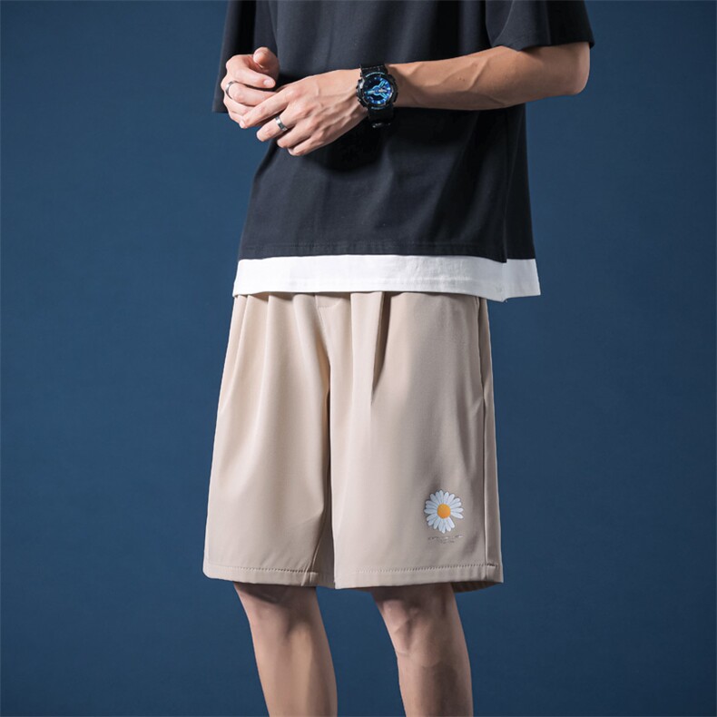 2023夏季新款休闲短裤男士韩版青少年中裤五分裤DK517特批16,男装休闲裤,星座718-1