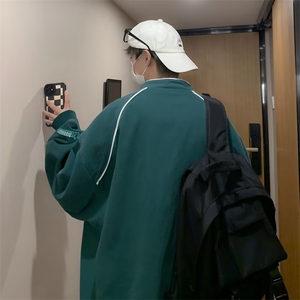 美式vintage赛车服外套男秋季潮ins高街潮牌青年宽松夹克WQ48-p60图片
