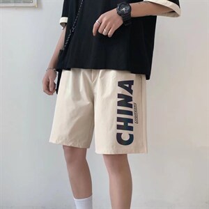 男春季潮流时尚休闲反光短裤D04P25图片