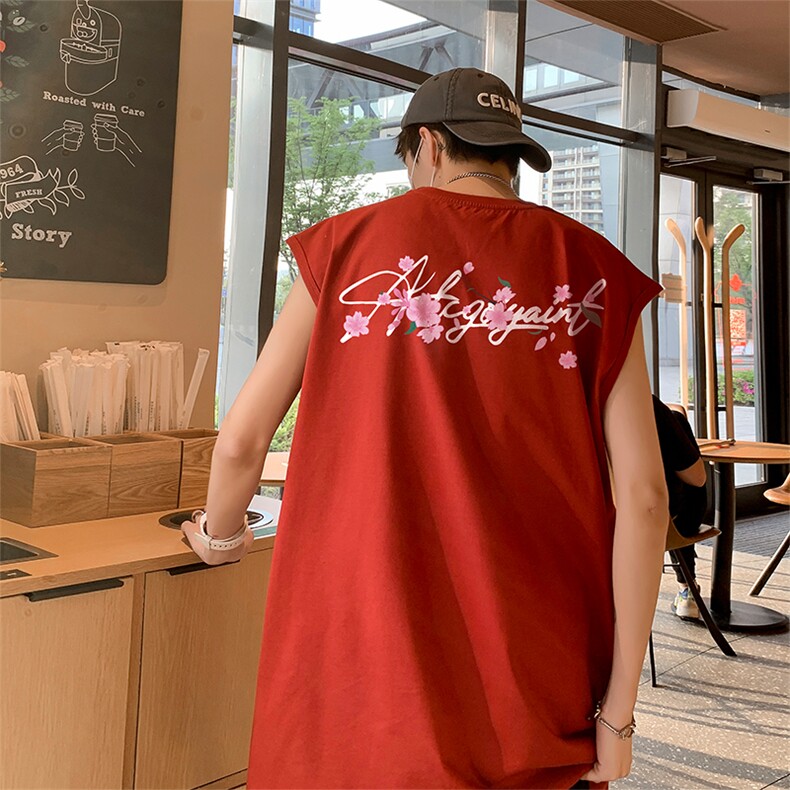 得物直播抖音品质纯棉重磅250克男无袖背心T恤T2505P25控39，男装背心/马甲，电商C408(原B339-1)