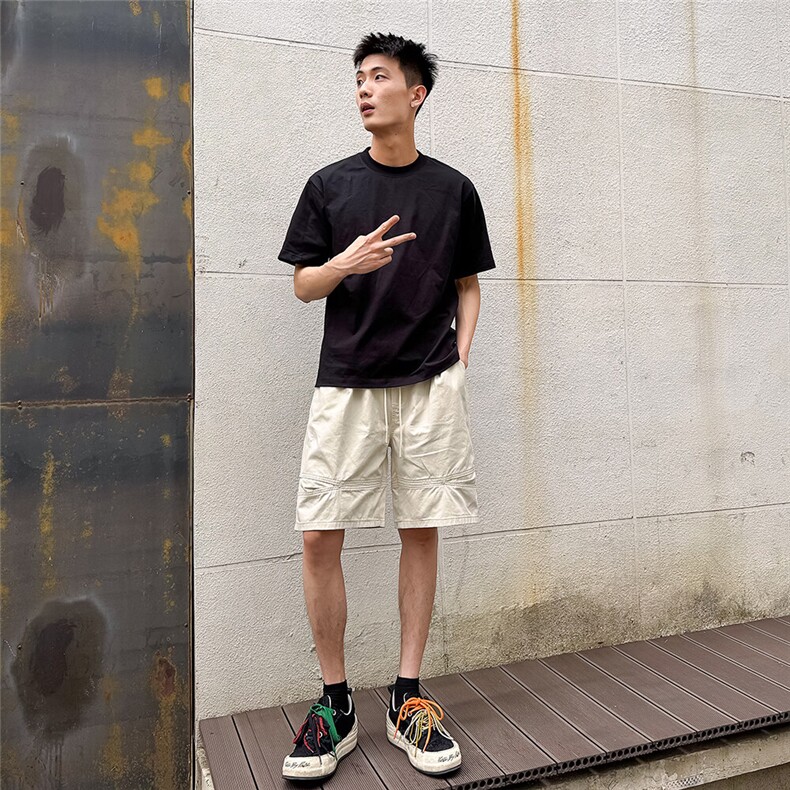网图100棉大裤衩B342-K9045-特P44,男装休闲裤,电商B342