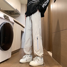 模特-美式工装裤男潮牌冲锋裤子宽松速干休闲裤8010-P48，男装工装外套，电商B380（原B361）