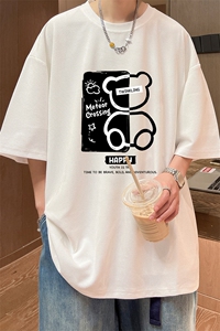 华夫格t恤男短袖男大码五分袖 酒店风 HT73352-P22图片