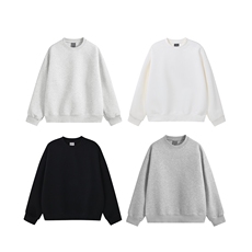 重磅boxy短款全棉430克抖音得物品质短宽套头外套男RH5551-P50，女装短外套，星座610B-1