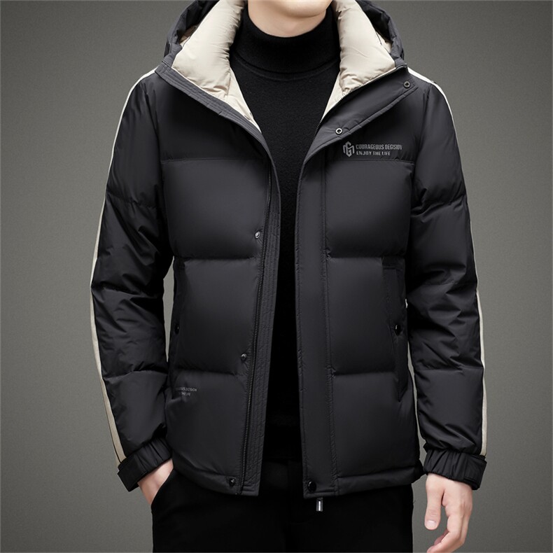 BAMJ-8972钱塘2020-2中年男士冬季厚款简约百搭时尚羽绒服P280,男装羽绒服,钱塘207-2