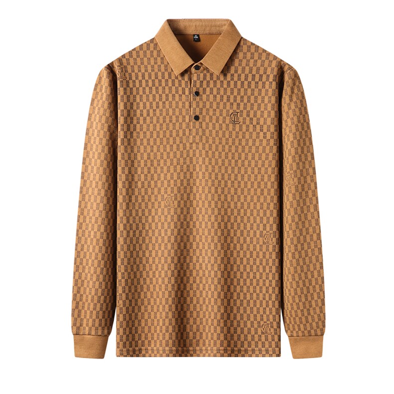 AG88157钱塘2020-3春季新款中年男士时尚休闲长袖T桖高品质P70,男装T恤,钱塘207-3