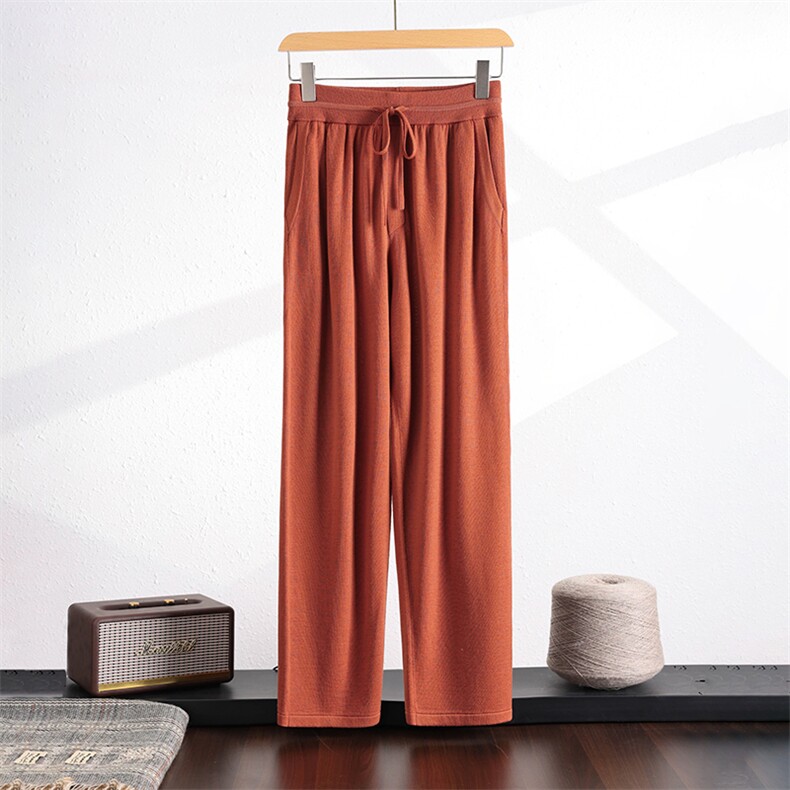 2025年秋季宽松型时尚百搭通勤，男装休闲裤，绒之心羊绒