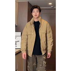 【自己拍摄图片】美式复古飞行员夹克潮牌宽松羽绒服yrf888-TP185，男装夹克，电商A089-1