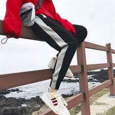 冬季运动裤男士加绒加厚裤休闲裤小脚哈伦保暖卫裤DS276T，男装休闲裤，电商A102