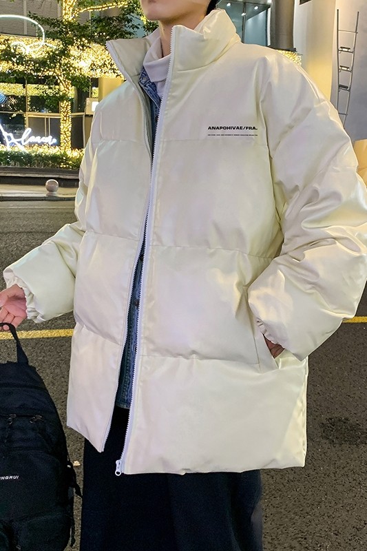 新款立领pu皮印花棉衣男秋冬季加厚面包服外套保暖棉服MY609-P115,男装棉衣,星座505-3