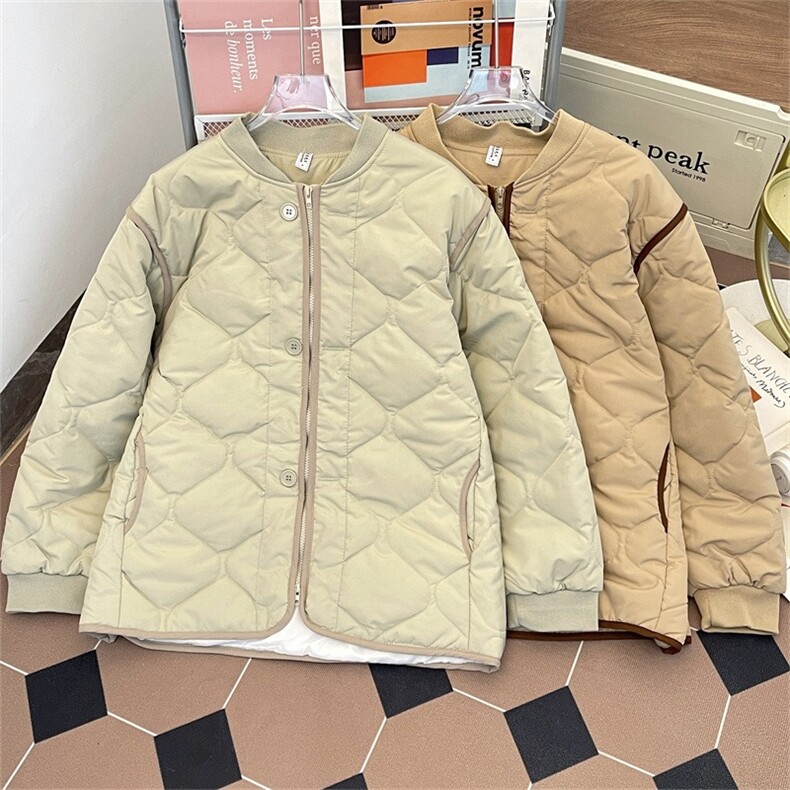 冬季绗线棉服飞行夹克复古百搭男女棉衣宽松保暖外套,男装夹克,星座715-4