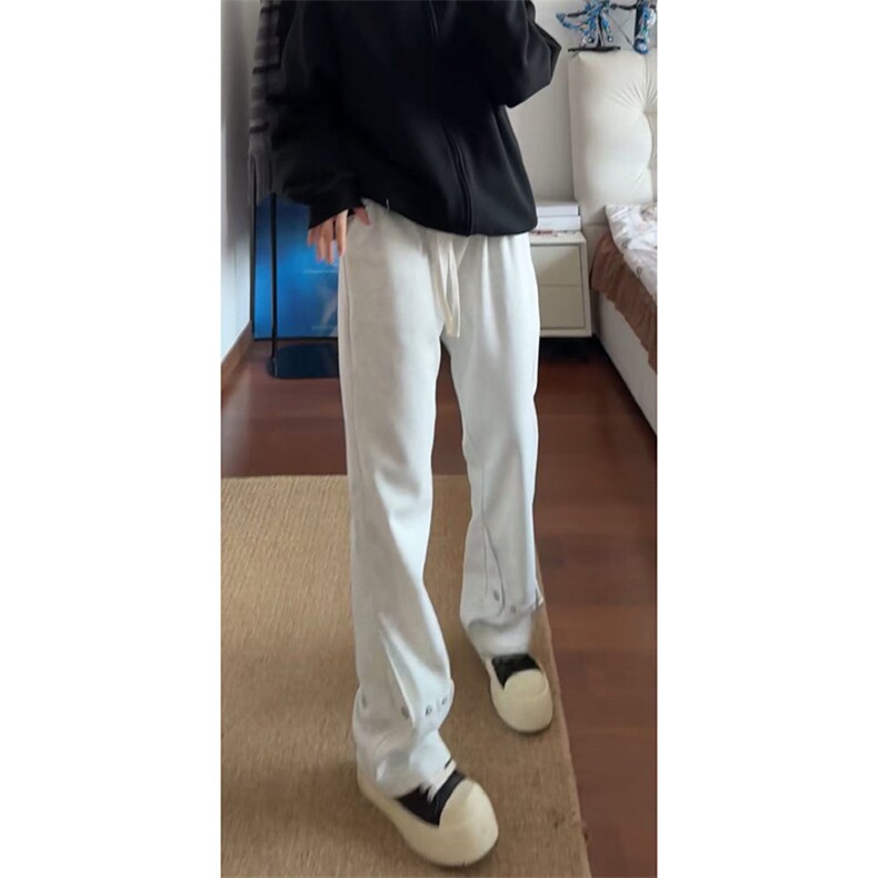 秋冬美式高街vibe运动加绒休闲卫裤货号K2485特P4578加绒P60,男装休闲裤,电商A063