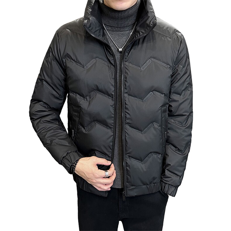 AK87882钱塘2020-3时尚休闲百搭简约冬季厚款中年男士羽绒服P150,男装羽绒服,钱塘207-3