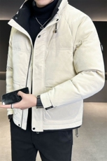 2025新款皮羽绒服男冬季新款立领高端面料外套B240-YR8815-P215，男装羽绒服，电商B240