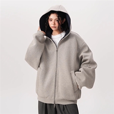 1506A/GXY-GC010/P55时尚日系简约流行新款高质量双拉链卫衣1，男装卫衣，星座1506A