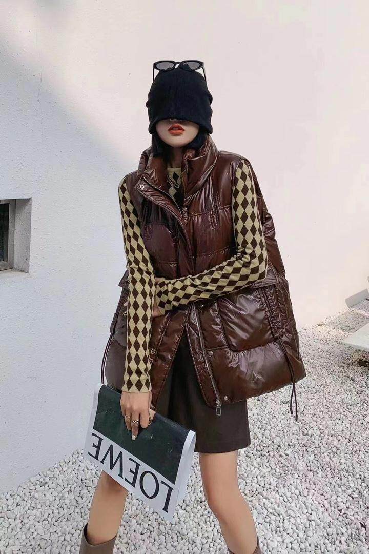 爱美欧现货羽绒马甲，女装马甲，爱美欧