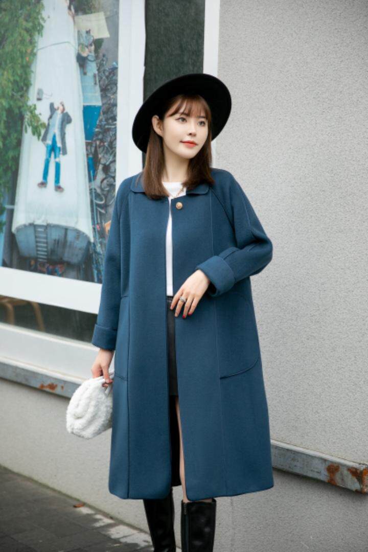 冬装新款：双面羊绒大衣中长款M一XL，其它，拉思维加丝