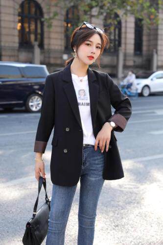 【现货】春装韩版时尚休闲女装小西装，女装西装，雪天使