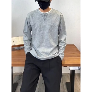 网络图，简约时尚百搭复合布料假两件卫衣XZ302B-1-W186P35图片