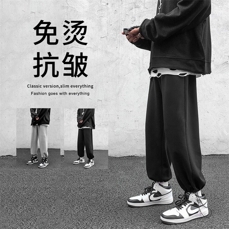 2023秋冬卫裤高弹健康布聚酯纤维  WK01-1特批23图片