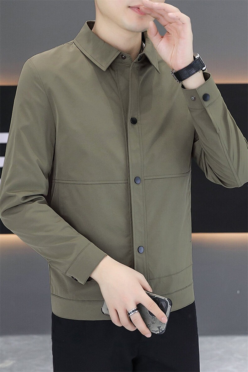 春季现货主推不断货男士商务休闲简约百搭夹克外套2408P65,男装夹克,电商B226