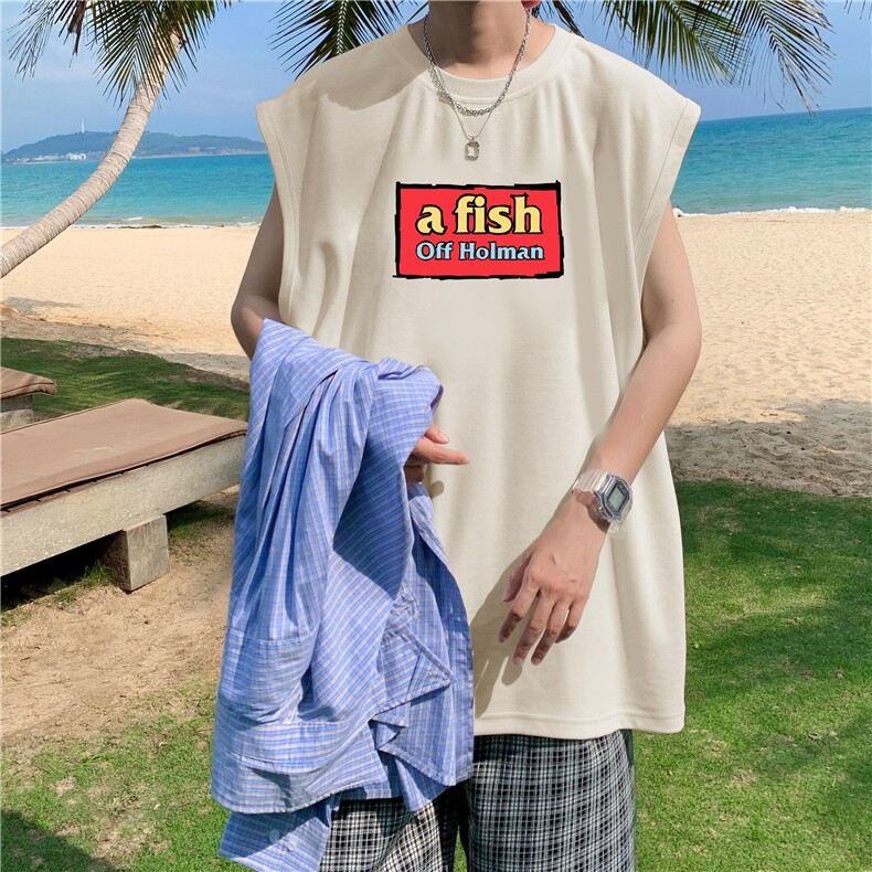 量大图低自动【有货】纯棉背心HD019-1-BX2528-P20，男装背心/马甲，电商019-1