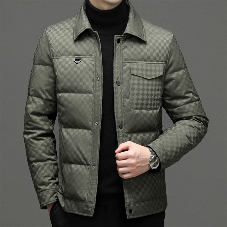 SNNYR89699秋冬新款2023年男士休闲羽绒服加厚保暖夹克外套P225图片