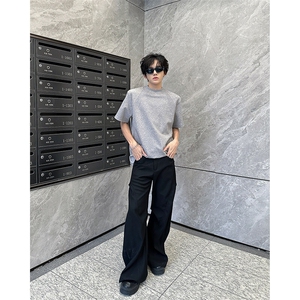 t恤男款夏季短袖cleanfit美式复古百搭上衣服T0581-P35图片