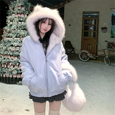 1506-1/M36211/P99女士座山雕毛毛连帽工装外套，男装工装外套，星座1506-1