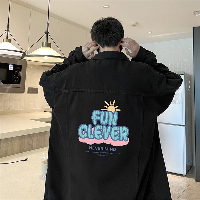 牛仔夹克男大码牛仔外套男茄克 NJ77377-P60图片