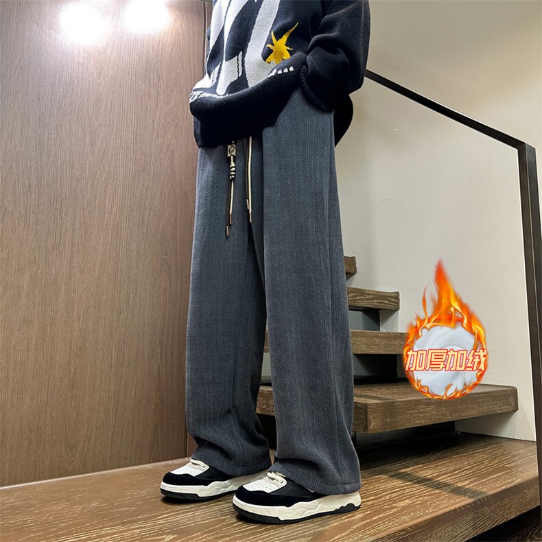 XZ616冬季新款雪尼尔加绒加厚新提花面料休闲裤TY977P65控78,男装休闲裤,星座512A（原616）