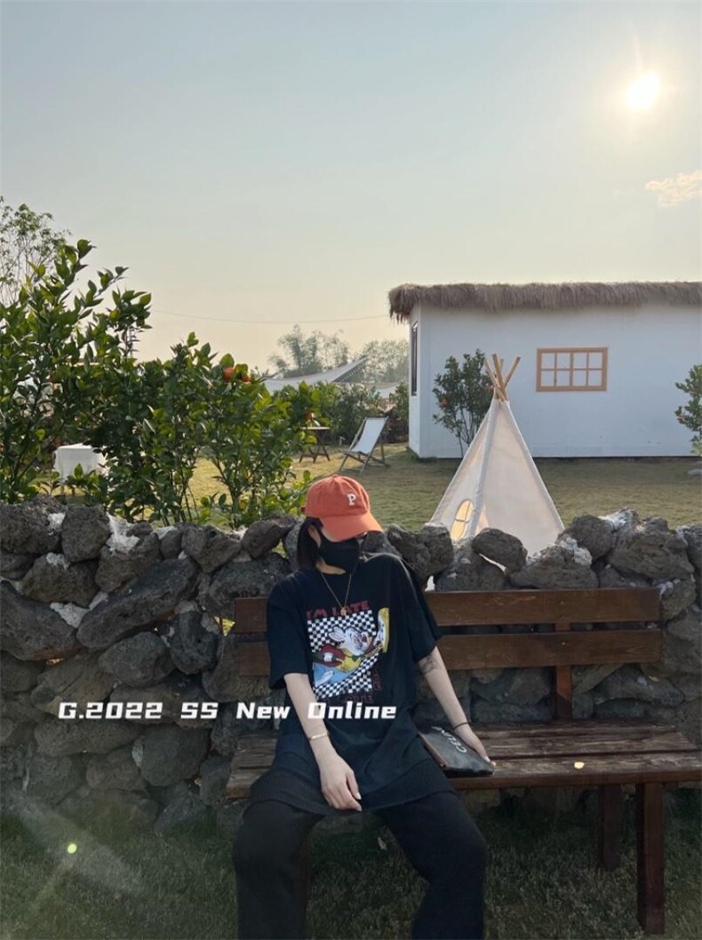 卡通图案纯T黑白2色均码现货，其它，G