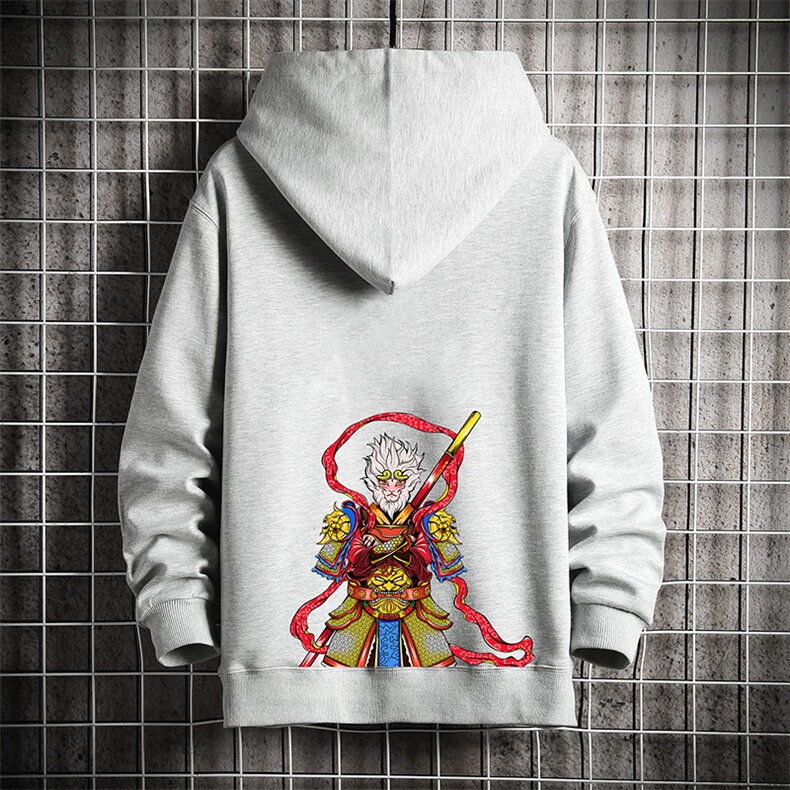 KS21203-P38加绒款-P43连帽开衫卫衣男运动外套大码班服网格,男装卫衣,电商A040A
