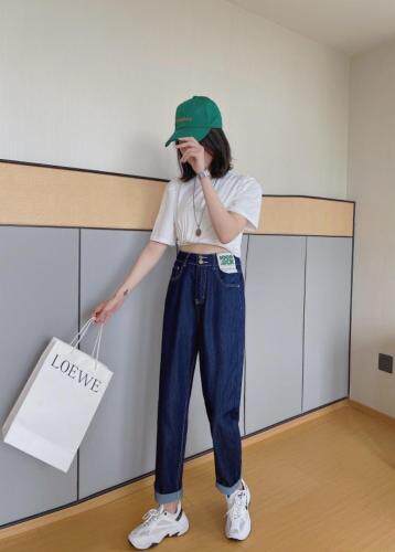 复古牛仔裤，女装牛仔裤，可家 cutiesister