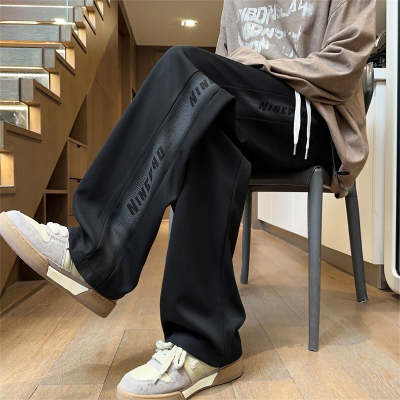 ！2025秋冬新款男士直筒休闲运动裤学生百搭卫裤WK2049特P38,男装休闲裤,电商B220