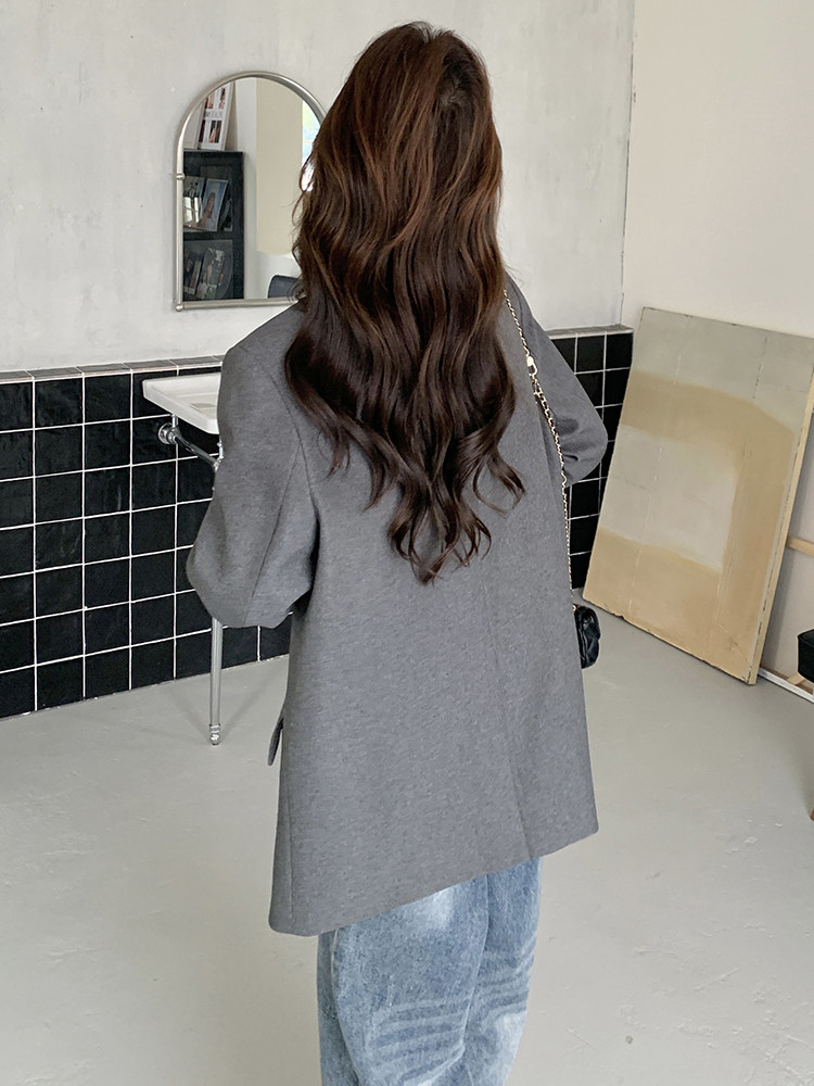 炸街减龄西装外套女2025春季新款英伦风宽松显瘦休闲小西服上衣潮,女装西装,浙宝069