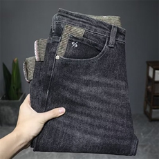 1506-1/KT58441/P47厚款牛仔裤男小脚裤秋季弹力修身潮牌韩版潮牌，男装牛仔裤，星座1506-1