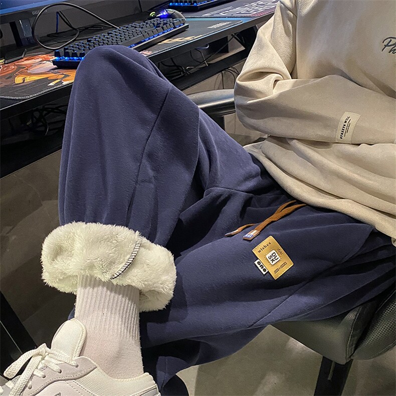 XZ409-1-K619-P65冬季新款加绒加厚保暖运动休闲裤,男装休闲裤,星座1514