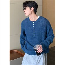 原宿流行潮流原版镂空针织衫日系百搭时尚ins气质文艺MA340，男装针织衫/毛衣，星座1116A（原606A-3）