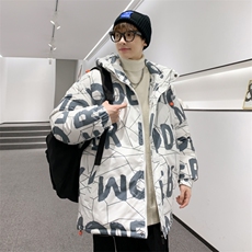情侣风2026冬季新款90%白鸭绒连帽羽绒服男XZ109-Y1260-P218，男装羽绒服，星座109